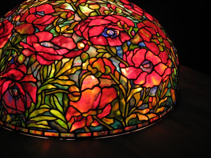 tiffany poppy lamp